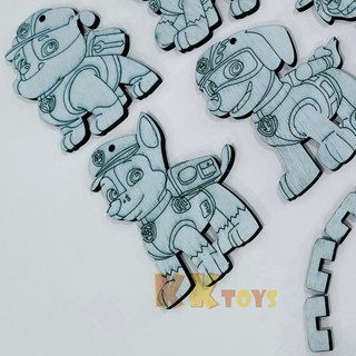 BỘ TÔ MÀU GỖ - ĐỘI CHÓ CỨU HỘ