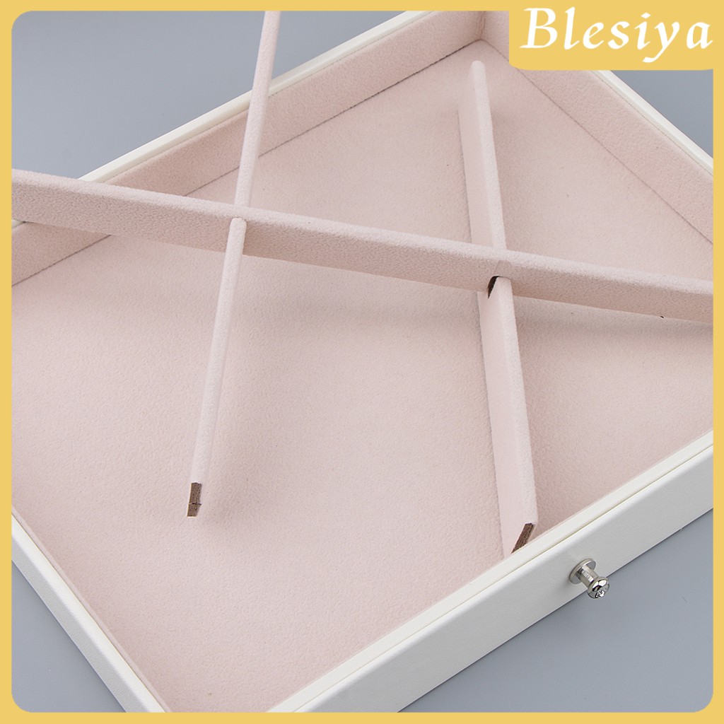 Hộp Đựng Trang Sức Bằng Da Nhiều Tầng Đa Năng Tiện Dụng