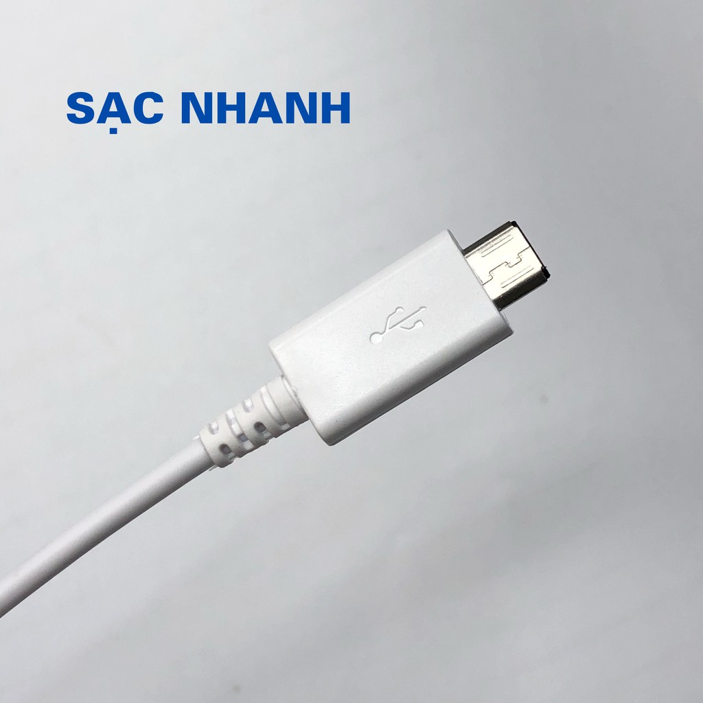 Dây cáp sạc nhanh chân micro KLH-SAM dùng cho samsung, oppo, vivo, huawei độ dài tiêu chuẩn 1m và 1,5m KLH