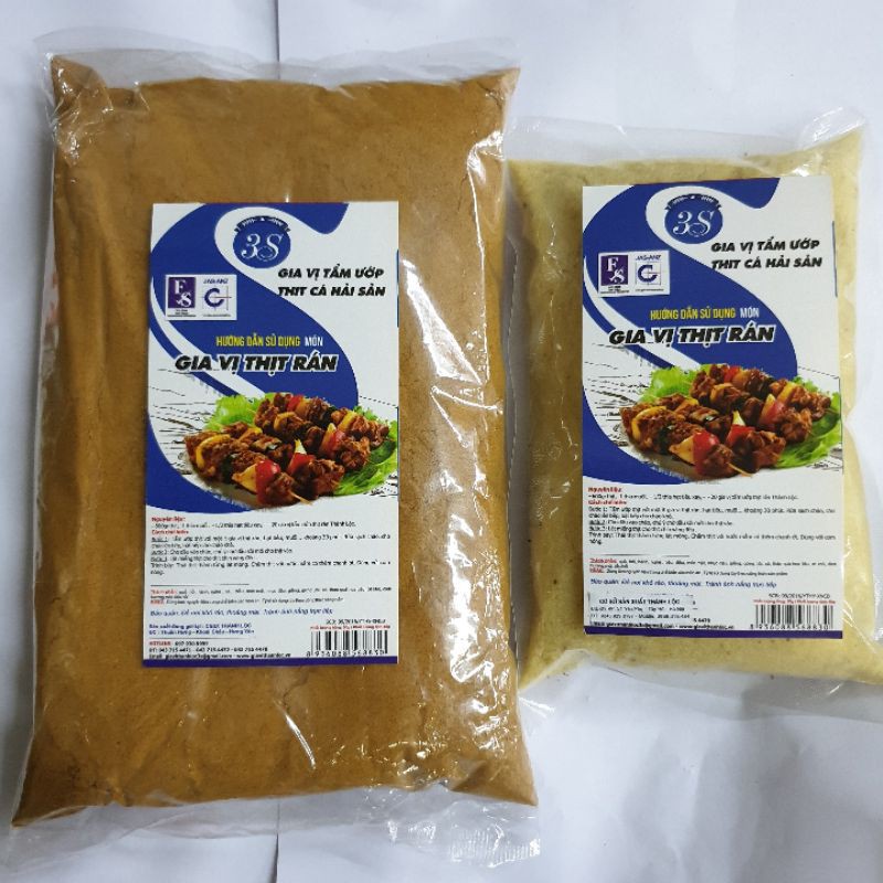 Combo Gia vị thịt rán gói 500g