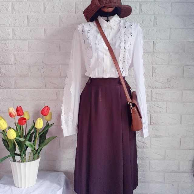 Chân váy voan nhât( đơn ngọc lê)