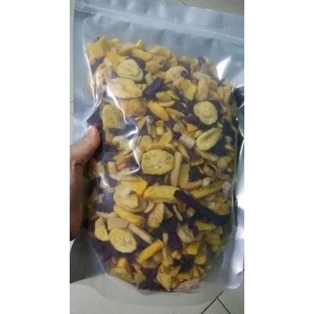 500gr Trái Cây Thập Cẩm Sấy Vỡ Đủ Vị