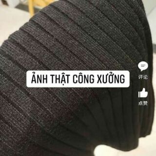 Chân váy bút chì len