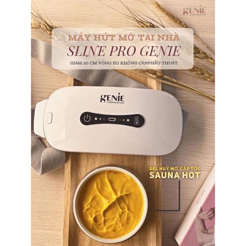 Đai Massage Tan Mỡ Bụng Genie Sline Pro Cao Cấp Hàn Quốc