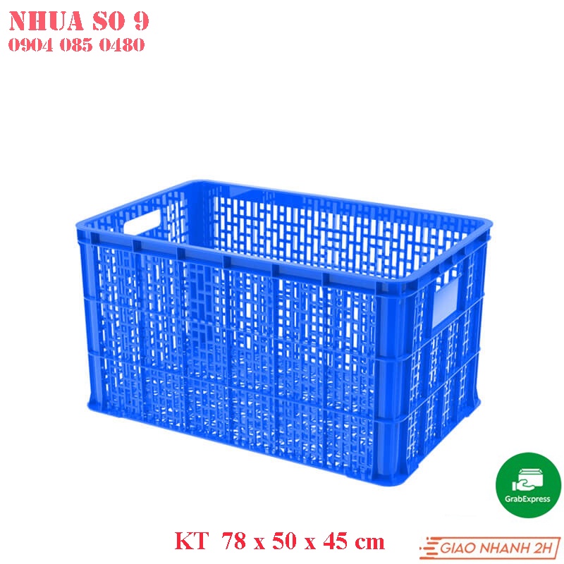 SÓNG HỞ 4T5 1170 DUY TÂN - RỔ NHỰA BÁNH XE 78x50x45