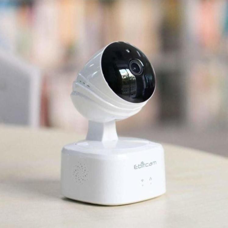 {Giá Sốc}Camera ip wifi không dây Ebitcam E2-1 MP(720P)Tăng khả năng lưu trữ gấp 5 lần camera thông thường BH 2 năm