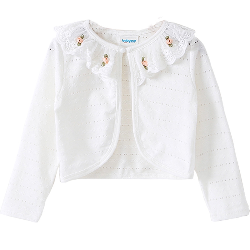 Áo khoác Cardigan mỏng thoáng khí chống tia UV thời trang mùa hè cho bé gái