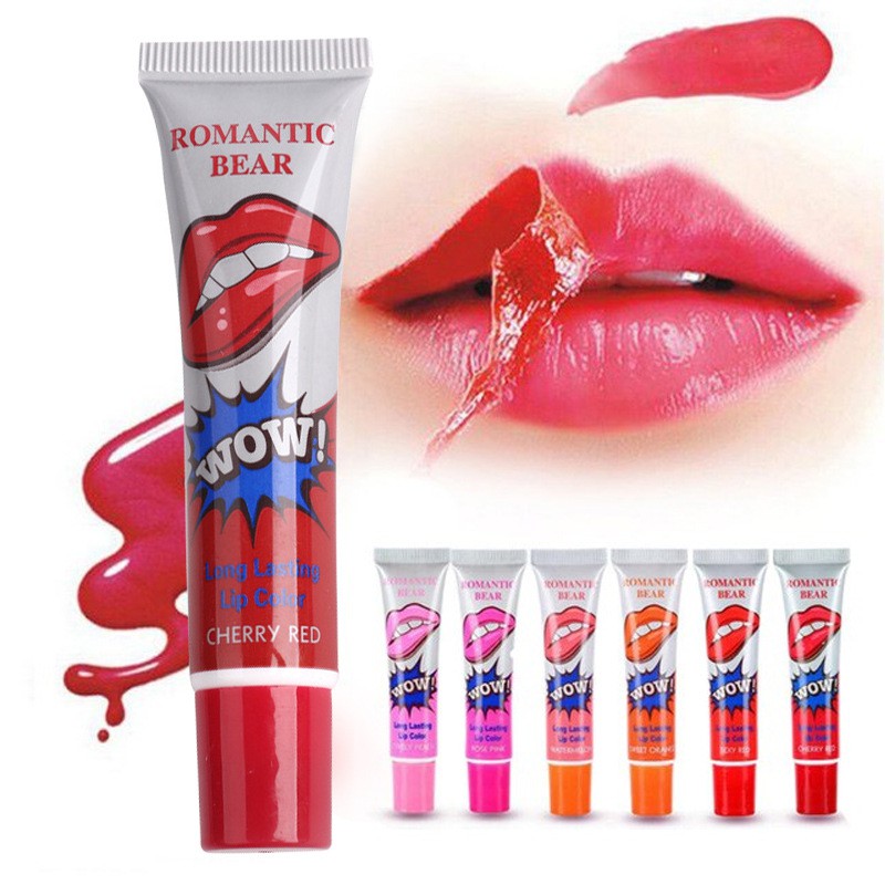 6 Màu Son Bóng Lâu Trôi Son Bóng Không Thấm Nước Lipstik