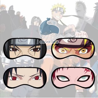 [SALE GIÁ XƯỞNG] Bịt mắt ngủ manga anime Naruto Sasuke Itachi Gaara bịt mắt manga bịt mắt anime