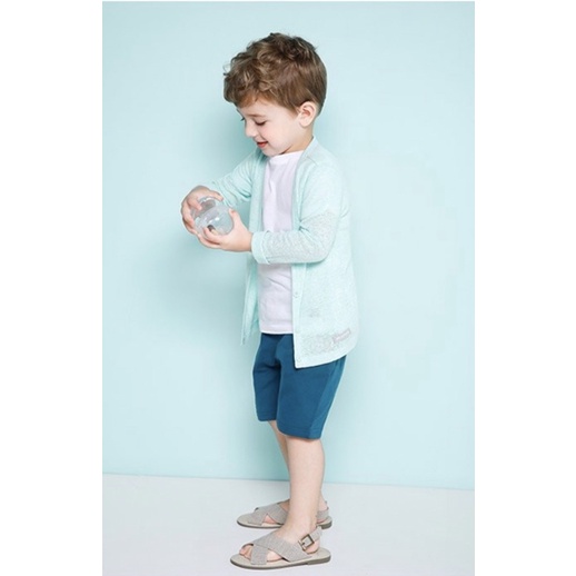 Cardigan cotton trơn màu bé trai, bé gái JL2 AD2 4 màu