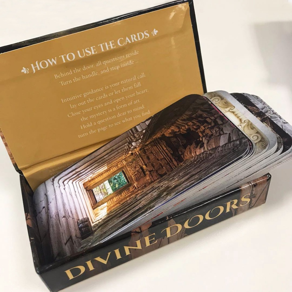 Bộ Bài Divine Doors Inspiration Cards (Mystic House Tarot Shop) - Bài Gốc Authentic Chính Hãng 100%