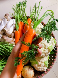 CƠM RANG KETO BẰNG 5 LOẠI RAU CỦ