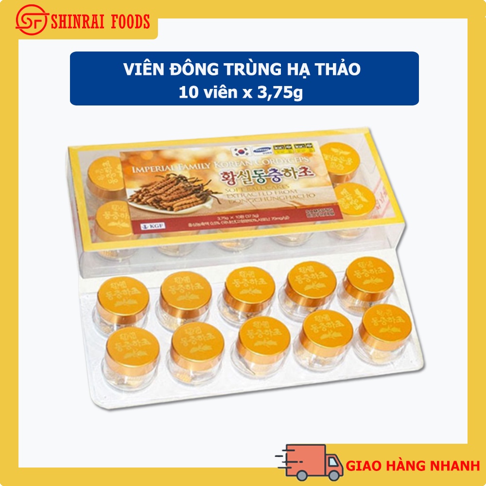 Đông trùng hạ thảo hộp 10 viên Hàn Quốc