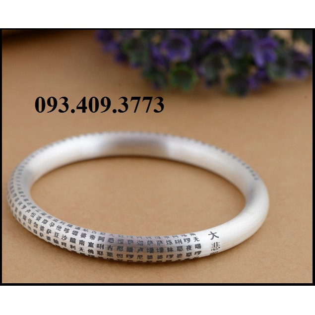 VÒNG TAY KHẮC CHÚ ĐẠI BI PHẬT GIÁO TÂY TẠNG - VT241