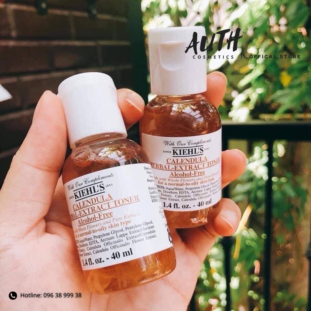 Toner hoa cúc KIEHLS 40ml, Toner cho da dầu mụn nhạy cảm kiềm dầu se khít lỗ chân lông, Nước hoa hồng cân bằng da