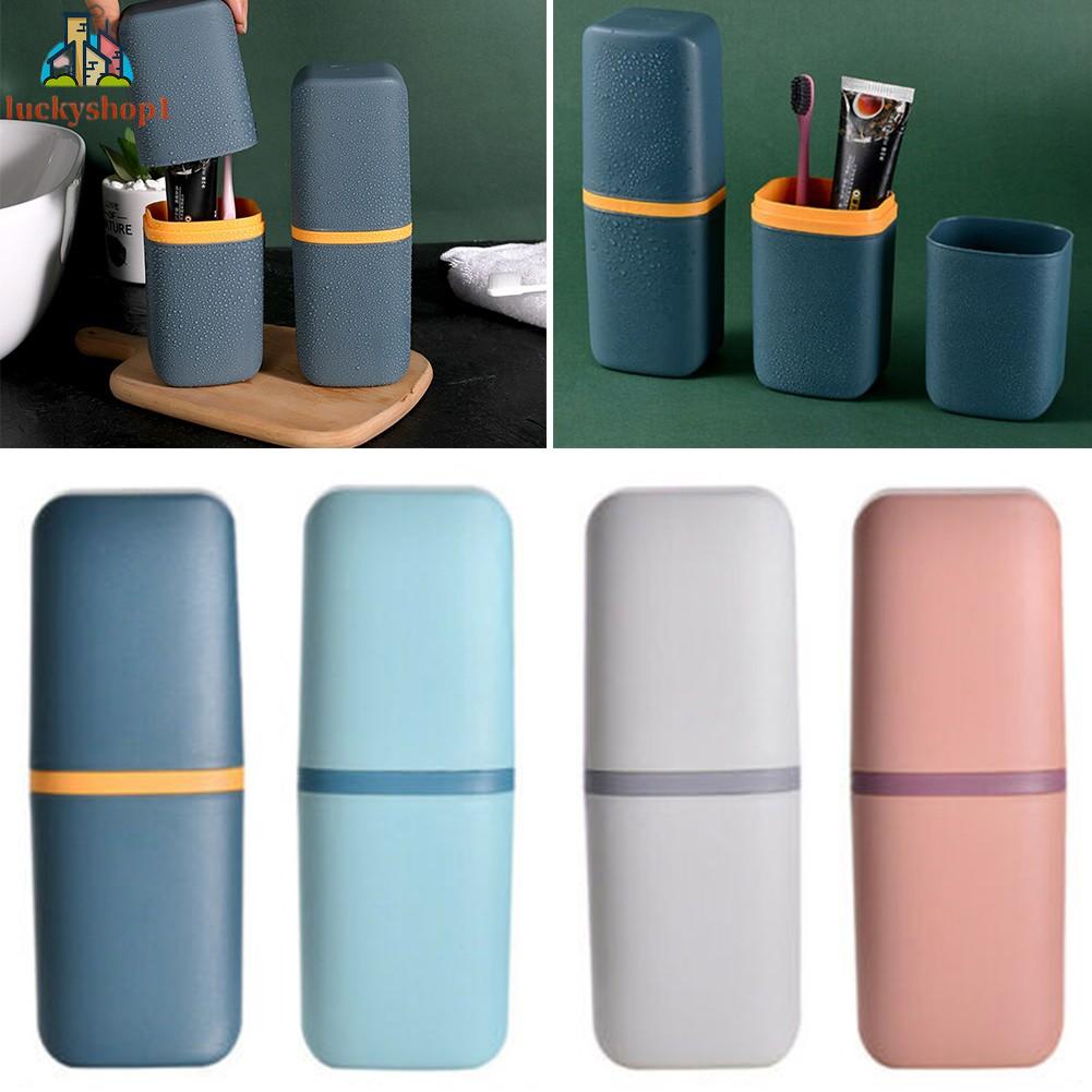 ❤❤❤(Hot products for family life)Home &amp; Living Portable Travel Camping Toothpaste Case Cover Holder Toothbrush-Box Storage