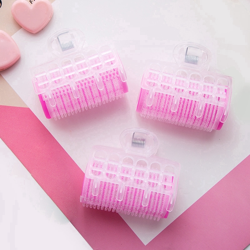 Set 3 lô cuốn tóc tự dính từ nhựa tiện dụng chất lượng cao