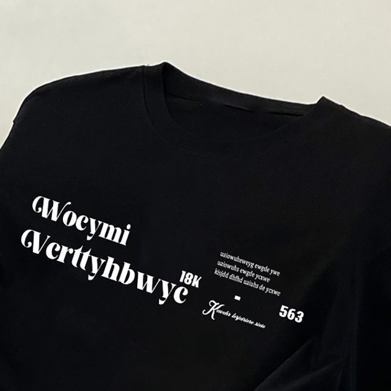 NRVP Áo Thun Tay Dài Oversize In Họa Tiết Phong Cách Hàn Quốc Thời Trang Cho Nam Và Nữ