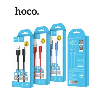 Cáp sạc Hoco X30 Micro đèn Led dây TPE siêu bền dài 1.2M cho Android