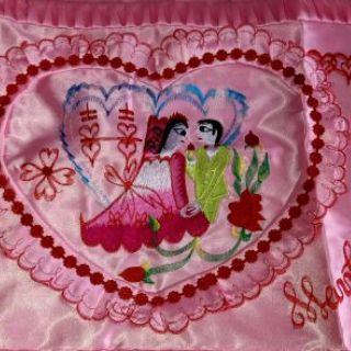 2 cái áo gối cưới (40 x 60)cm