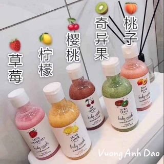Combo sữa tắm tẩy da chết