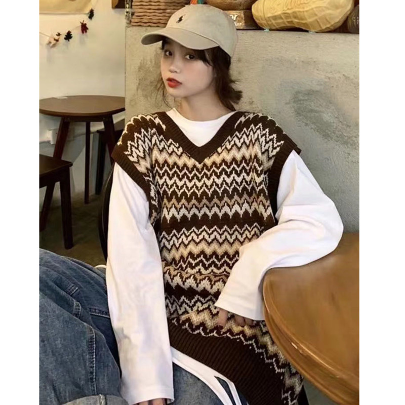 Áo Len Nữ Không Tay Cổ Chữ V Thời Trang | BigBuy360 - bigbuy360.vn