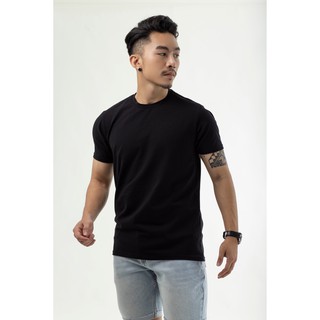 Áo thun trơn basic nam 100% cotton