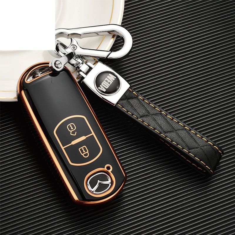 Vỏ Bảo Vệ Chìa Khóa Xe Hơi Mazda 2 3 5 6 2017 Cx-4 Cx-5 Cx-7 Cx-9 Cx-3 Cx 5 2 Nút Bấm Bằng Pc