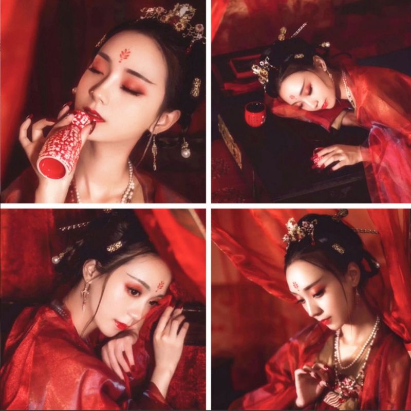 Combo 1_5 tấm to 16-25 hình chu sa dán trán Bỉ Ngạn Hoa và các loại