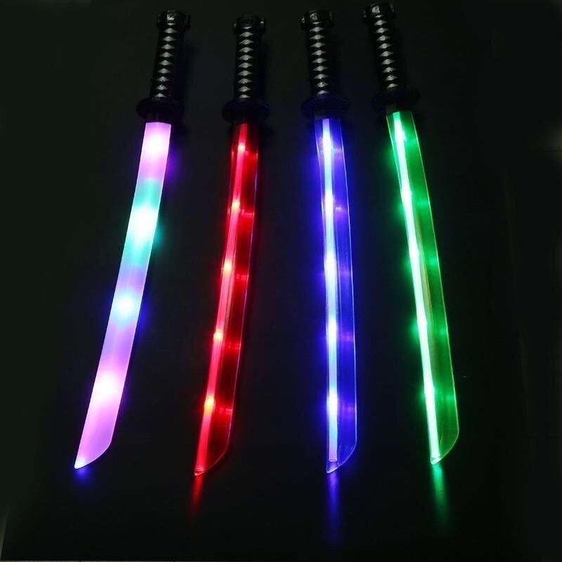 Đồ chơi kiếm nhựa Katana Nhật bản pin đèn, kèm nhạc