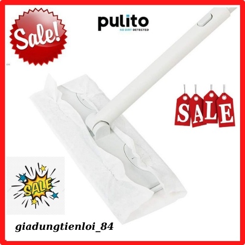 Cây Gậy Chổi Lau Sàn Thông Minh Diệt Khuẩn Pulito Dùng Khăn Giấy Tĩnh Điện Thay Thế Dễ Dàng Tiện Lợi - giadungtienloi_84