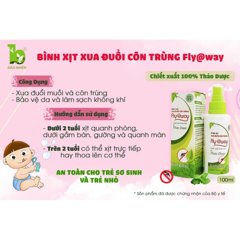 Bình xịt xua đuổi muỗi Flyway