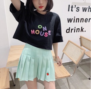 Áo crop in (ON HOUSE)