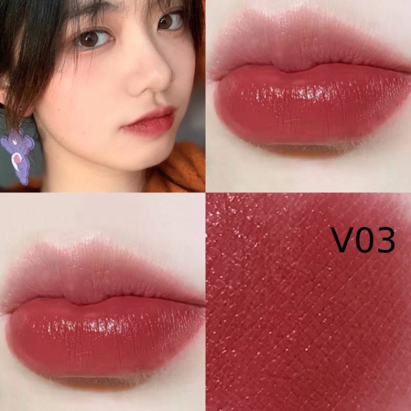 Son Lì Mềm Mịn Lâu Trôi Không Thấm Nước Tự Nhiên Son Môi Nội Địa Trung