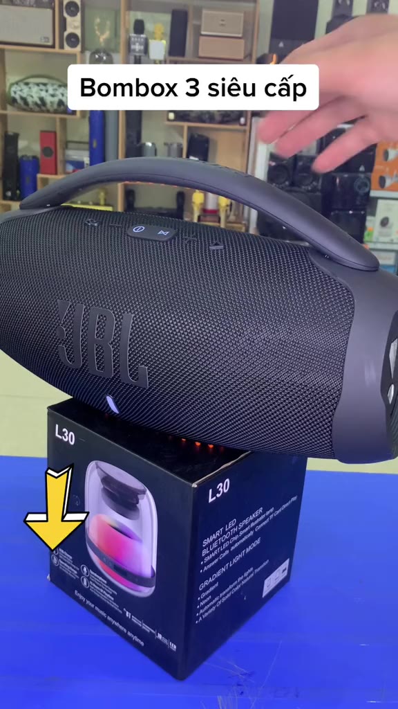 Loa bluetooth Boombox 3 Không Dây Công Suất Khủng Âm Hay - Bass Căng - Nghe Cực Đã | BigBuy360 - bigbuy360.vn