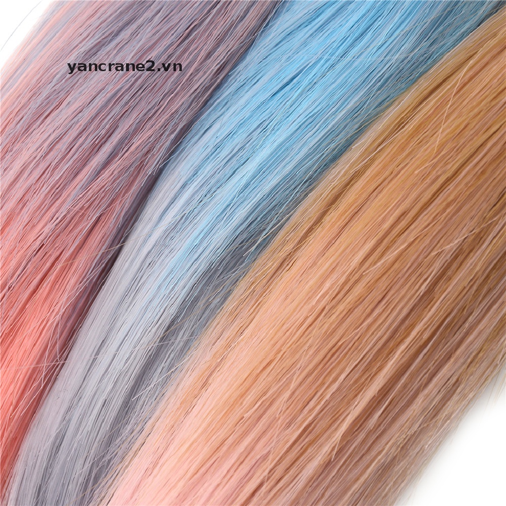 Tóc giả thẳng dài tự nhiên chịu nhiệt độ cao cho búp bê BJD/ SD 15cm