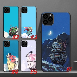 Ốp điện thoại hoạt hình lâu đài bay của pháp sư Howl thích hợp cho iPhone 11 pro max xs max xr x 8 7 6s 6+ se 2020