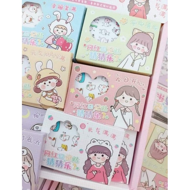 Bộ Sticker Cute  Trang Trí Sổ Tay| hàng loại đẹp