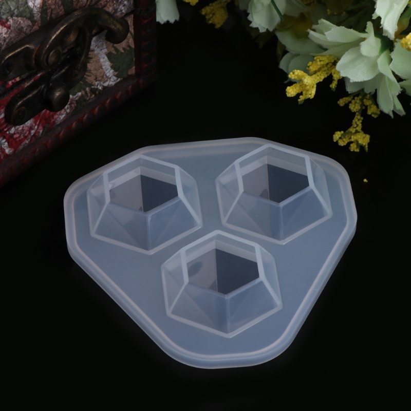 Khuôn silicon hình kim cương cho tự làm trang trí bánh tráng miệng/ trang sức thủ công