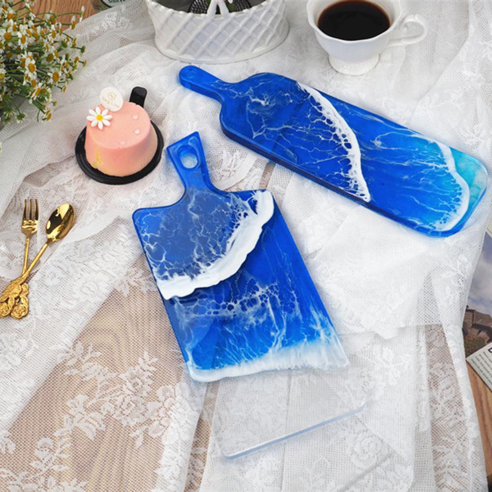 YIYU Khuôn Làm Đế Lót Ly Bằng Nhựa Resin DIY