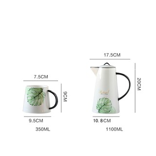 Set bình trà + 4 cốc độc đáo