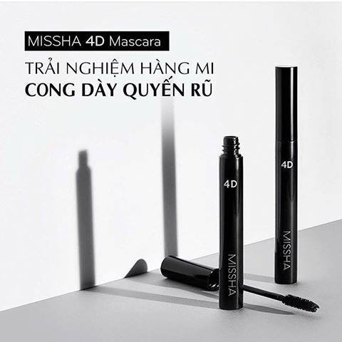 Chải Mi Missha Dày Mi The Style 4D Mascara (MẪU MỚI)