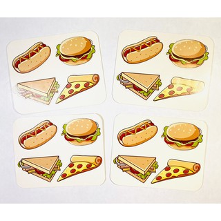 Sticker hình dán đồ ăn