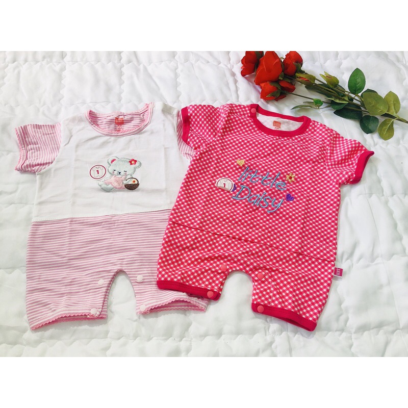 Body đùi cho bé gái sơ sinh thun cotton mềm (3-8kg)