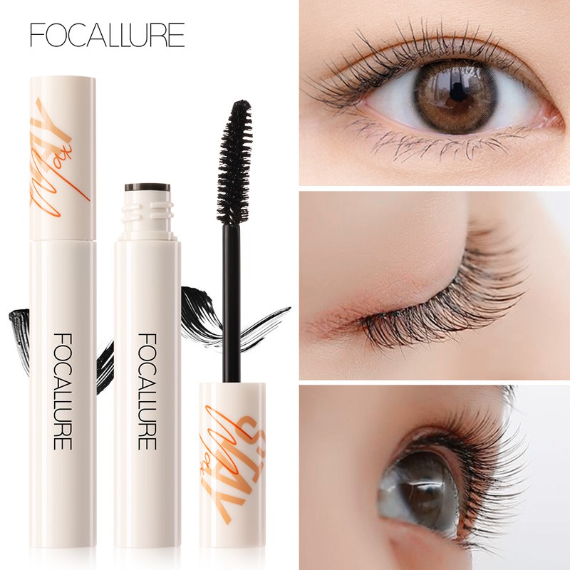 Focallure 1 Mascara Uốn Cong Làm Dày Và Dài Mi Chống Thấm Nước Lâu Trôi