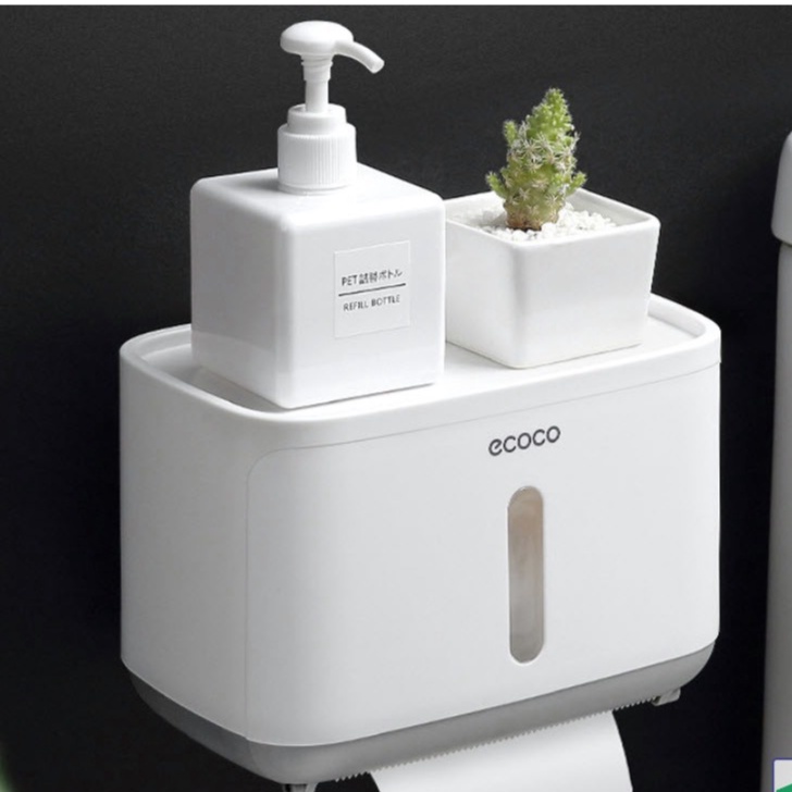 Hộp đựng giấy vệ sinh ecoco gắn tường tiện lợi