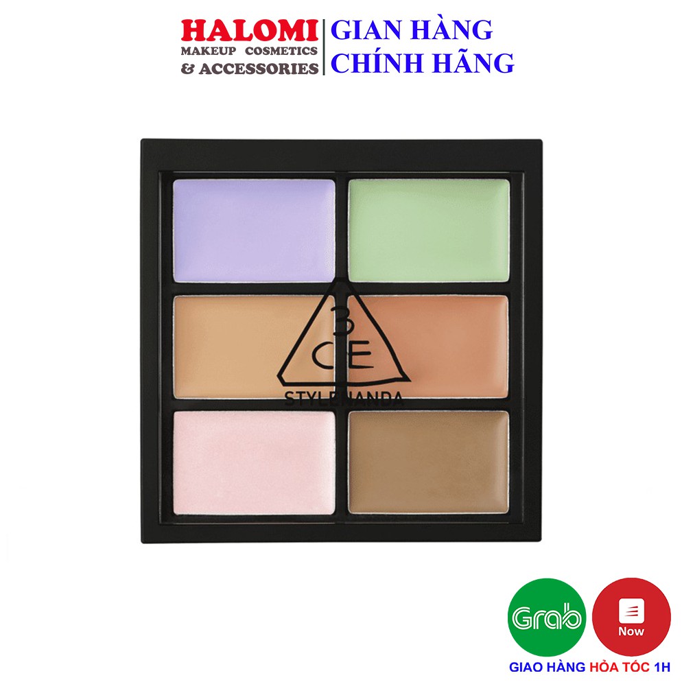 Che Khuyết Điểm 3CE 6 Ô Face Tuning Concealer Palette Chính Hãng HALOMI | BigBuy360 - bigbuy360.vn