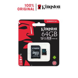 Mua Thẻ nhớ Kingston microSDHC Canvas Go Class 10 Tốc độ đọc 90Mb/s quay phim 4K cho GoPro  Flycam  máy quay dung lượng 64Gb