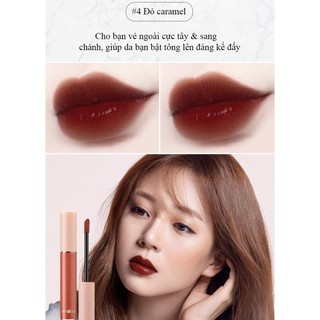 MS0004 Set 5 son kem MENGSIQI siêu mịn môi