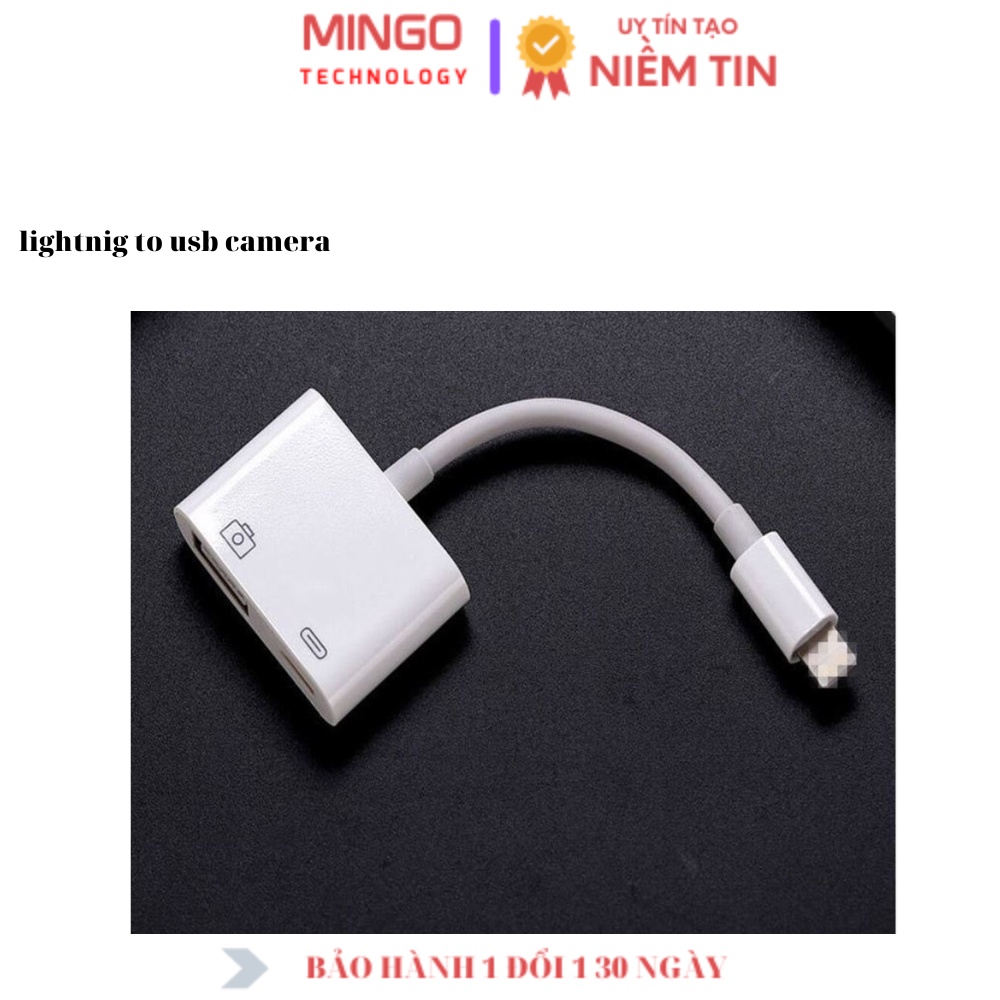 Đầu Chuyển Đổi Cáp 2 in 1 Sang USB Tiện Dụng Cho IOS 13 U Disk OTG tablet táo IP11 Pro Xs Max Xr X 6 7 8 Plus